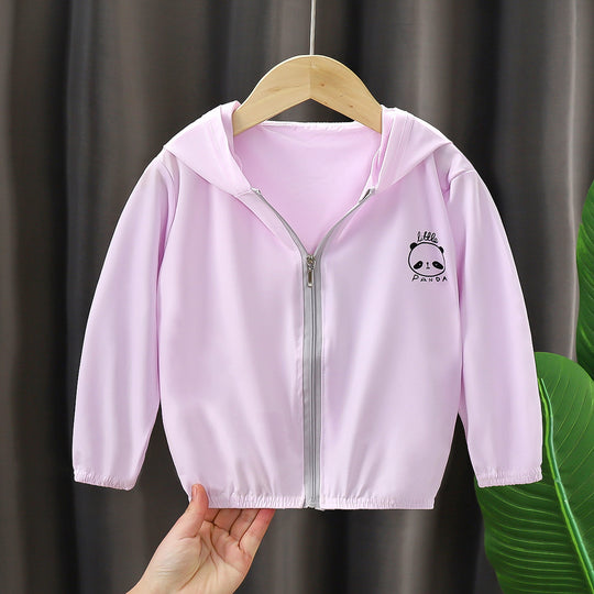 Unisex nan leichte Kapuzenjacke für Kleinkinder mit Reißverschluss und elastischen Bündchen R&B