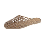 Damen Bequeme und stylische Gitter-Pantoletten R&B