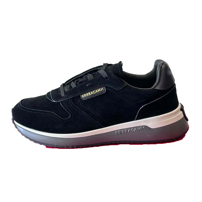 Damen Sportliche Sneakers mit rutschfester Laufsohle und hochwertiger Wildleder-Oberfläche R&B