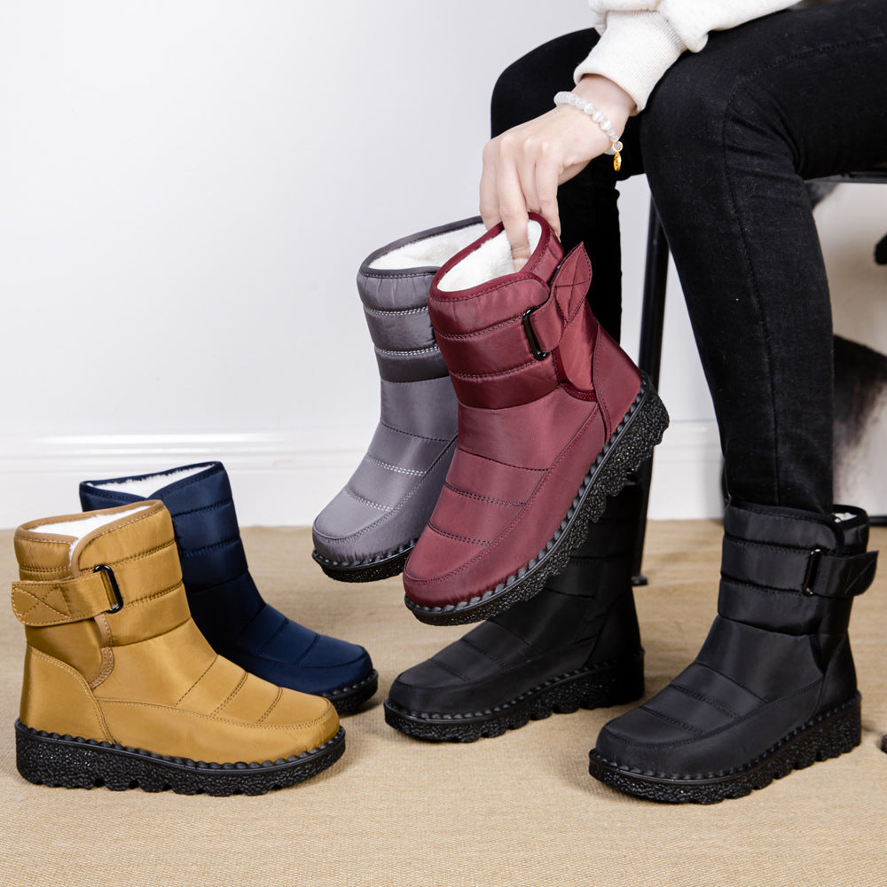 Damen Winterboots mit rutschfester Sohle und warmem Futter R&B