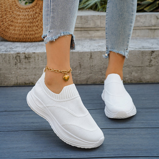 Damen atmungsaktive Slip-On Sneakers R&B
