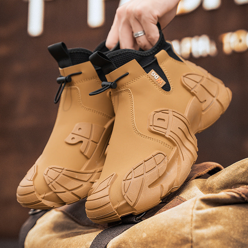 Herren robuste Outdoor Boots mit stabiler Sohle R&B