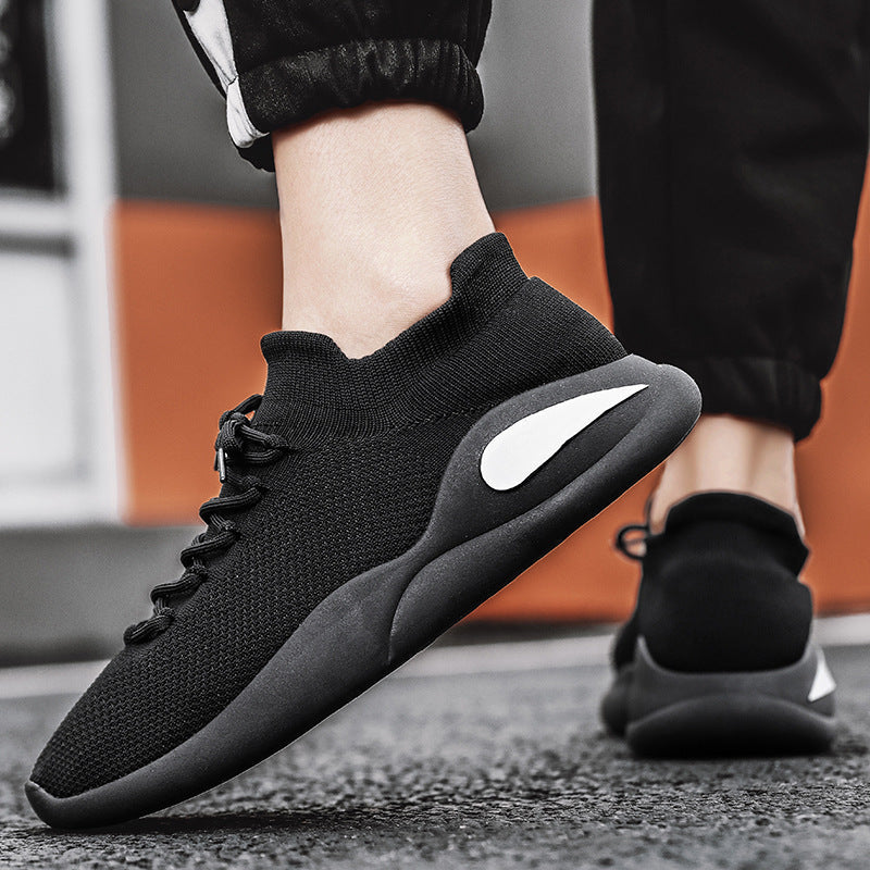 Damen Komfortable Strick-Sneaker mit atmungsaktiver Mesh-Oberfläche