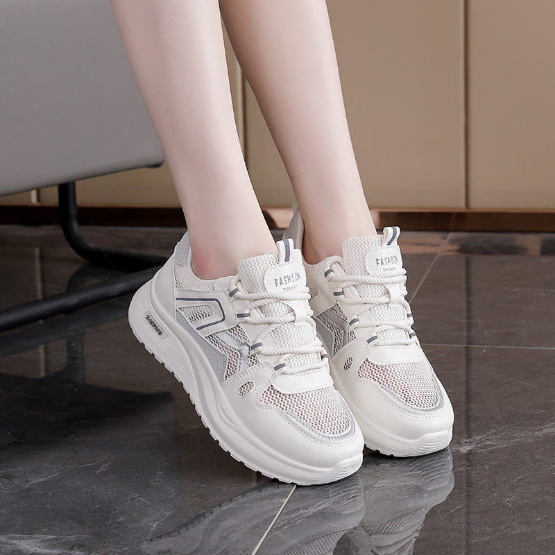 Damen Sneakers mit atmungsaktivem Mesh-Design und stoßdämpfender Sohle R&B
