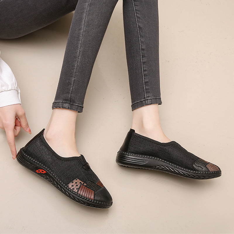 Damen komfortable Slip-On Schuhe mit einzigartigem kreativen Design