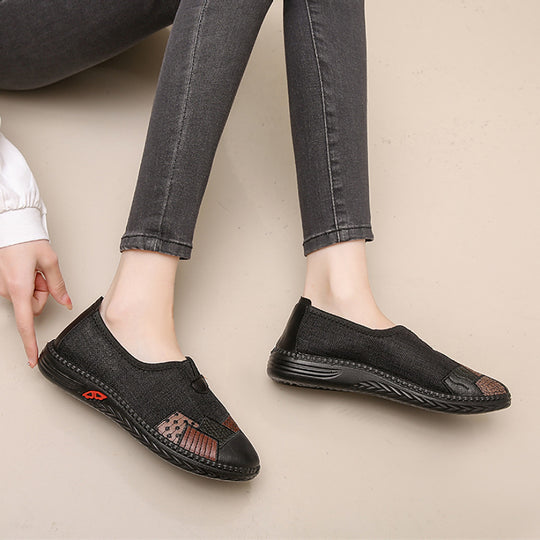Damen komfortable Slip-On Schuhe mit einzigartigem kreativen Design R&B