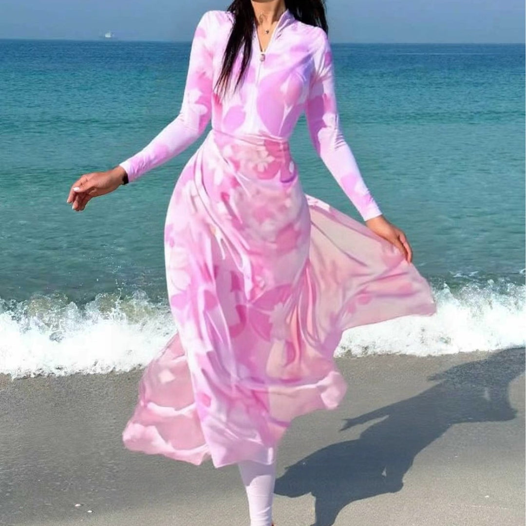 Damen Modischer Strandanzug R&B