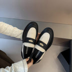 Damen Modische Mokassins mit eleganter Schnallenverzierung R&B