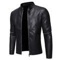 Herren jacke mit modernem Stehkragen und glattem Finish R&B
