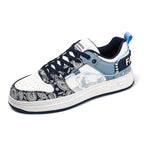 Damen Sneakers mit kunstvoller Paisley-Musterung und atmungsaktiver Oberflächenstruktur