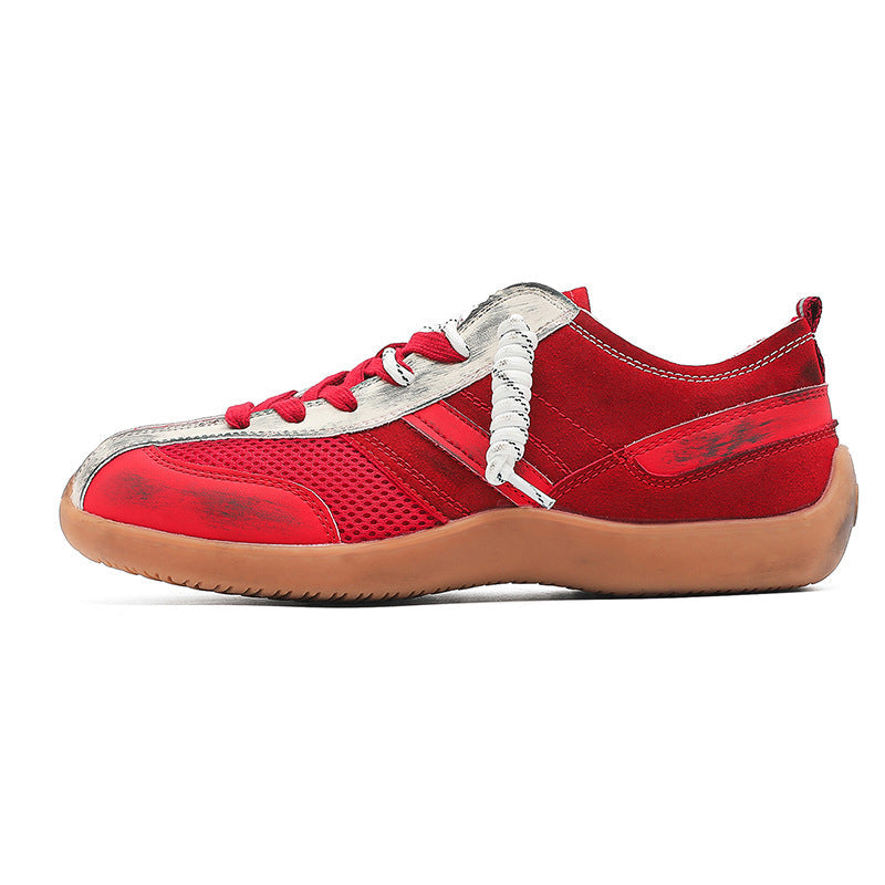 Damen Sportliche Sneaker mit atmungsaktiven Elementen und individueller Schnürung R&B