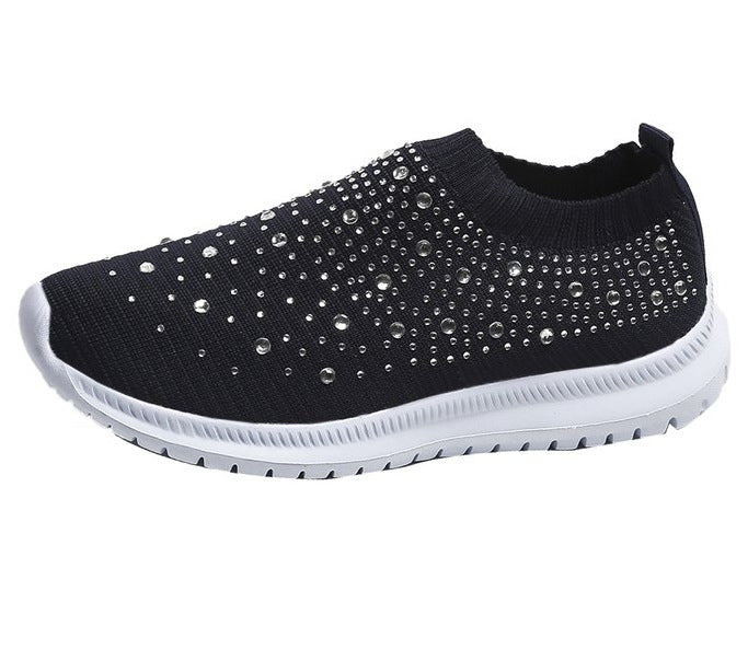 Damen Elegante und glitzernde Slip-On Sneakers R&B