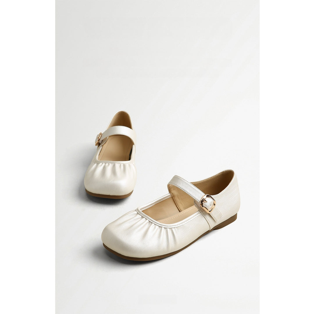 Damen Ballerina-Pumps mit modischem Riemchen und komfortablem Fußbett R&B