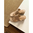 Damen elegante Wedge-Sandalen mit modernem Riemendesign R&B