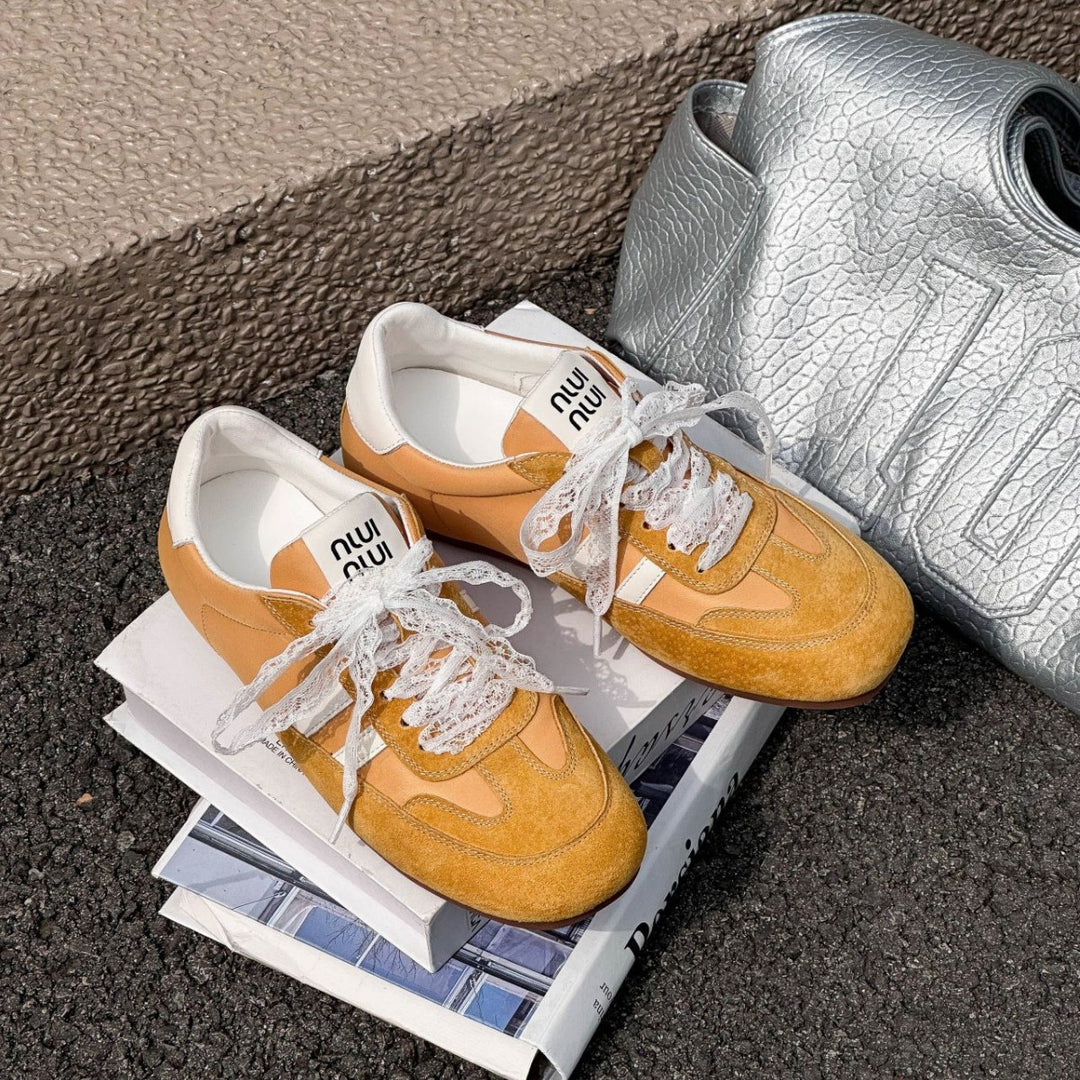 Damen Sportliche Sneakers mit atmungsaktivem Obermaterial von R&B