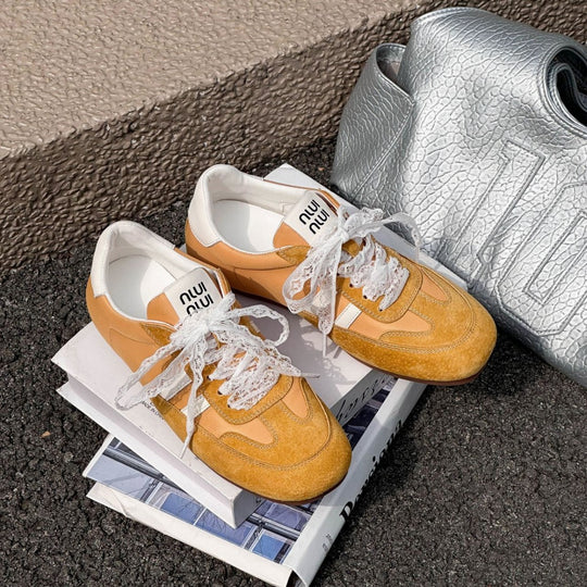 Damen Sportliche Sneakers mit atmungsaktivem Obermaterial von R&B