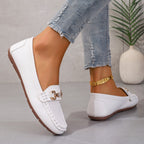 Damen Mokassins mit stylischem Schnallen-Detail R&B
