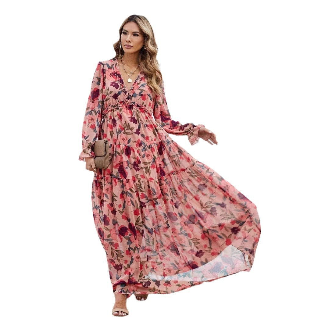 Damen Maxikleid R&B