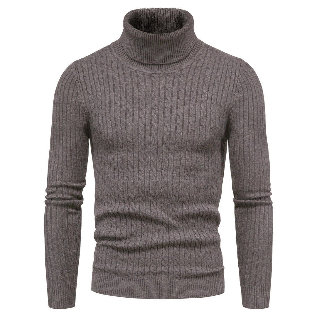 Herren komfortabler Rollkragenpullover R&B