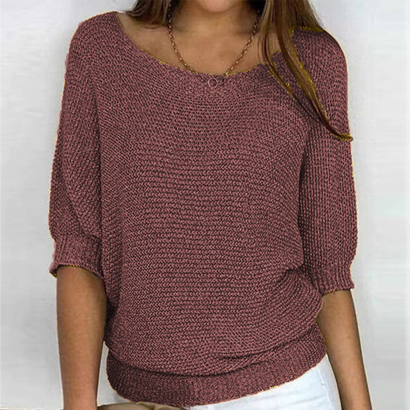 R&B | Einfarbiger Pullover