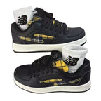 Damen Sportliche Sneakers mit kariertem Detail und verstärkter Sohle