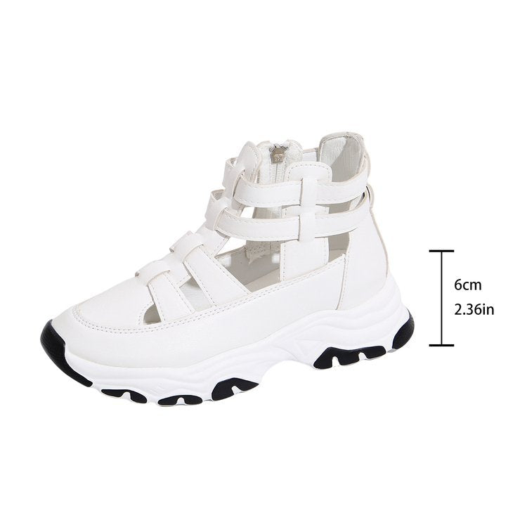 Damen Sportliche Sneakers im R&Brnen Schnitt mit atmungsaktiver Oberflächenstruktur und rutschfester Sohle R&B