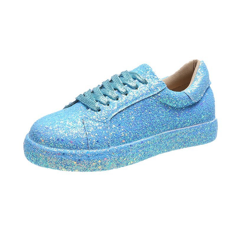 Damen Glitzernde Freizeit-Sneaker mit atmungsaktiver Sohle und rutschfestem Design R&B