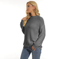 Damen Pullover mit strukturiertem Maschenmuster und bequemem Schnitt R&B