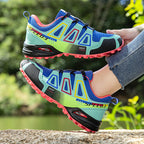 Damen Trailrunning-Schuhe mit rutschfester Sohle und atmungsaktivem Obermaterial