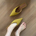 Damen spitze Mules mit elegantem Schnitt R&B