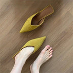 Damen spitze Mules mit elegantem Schnitt R&B