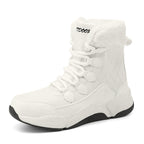 Damen isolierte Winterstiefel mit kuscheligem Futter und rutschfester Sohle