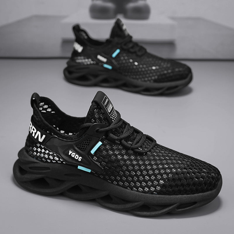 Damen Sportliche Sneakers mit atmungsaktiver Mesh-Oberfläche und flexibler Sohle R&B
