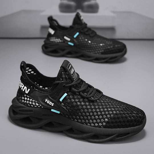 Damen Sportliche Sneakers mit atmungsaktiver Mesh-Oberfläche und flexibler Sohle R&B
