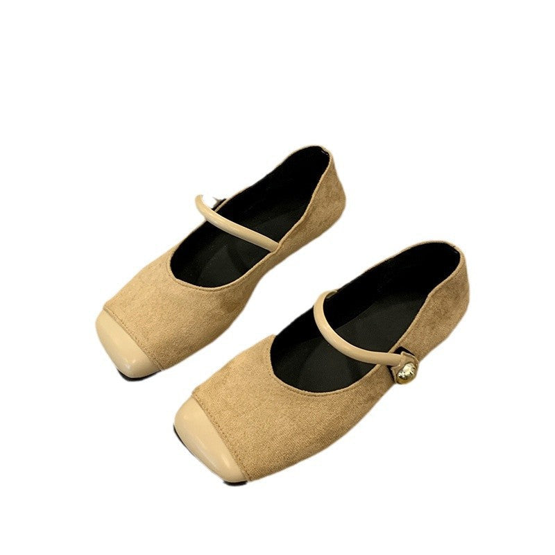 Damen Elegante Ballerinas mit modischem Riemchen und komfortablem Fußbett R&B