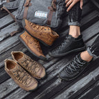 Herren Hochwertige und flexible Schnürboots mit rutschfester Sohle