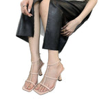 Damen stilvolle Sandalen mit verstellbarem Riemendesign R&B