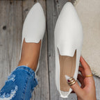 Damen Ballerinas mit kreativem Hahnentrittmuster und flexiblem Fußbett R&B