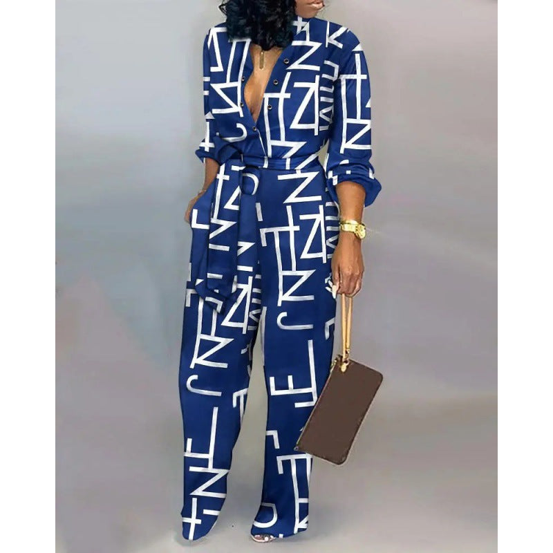 Damen Denim Jumpsuit mit modischem Patchwork-Design und praktischen Taschen R&B