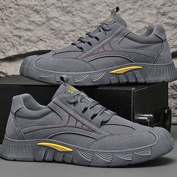 Damen Sportliche Trekking Sneaker mit rutschfester Sohle und atmungsaktivem Obermaterial R&B