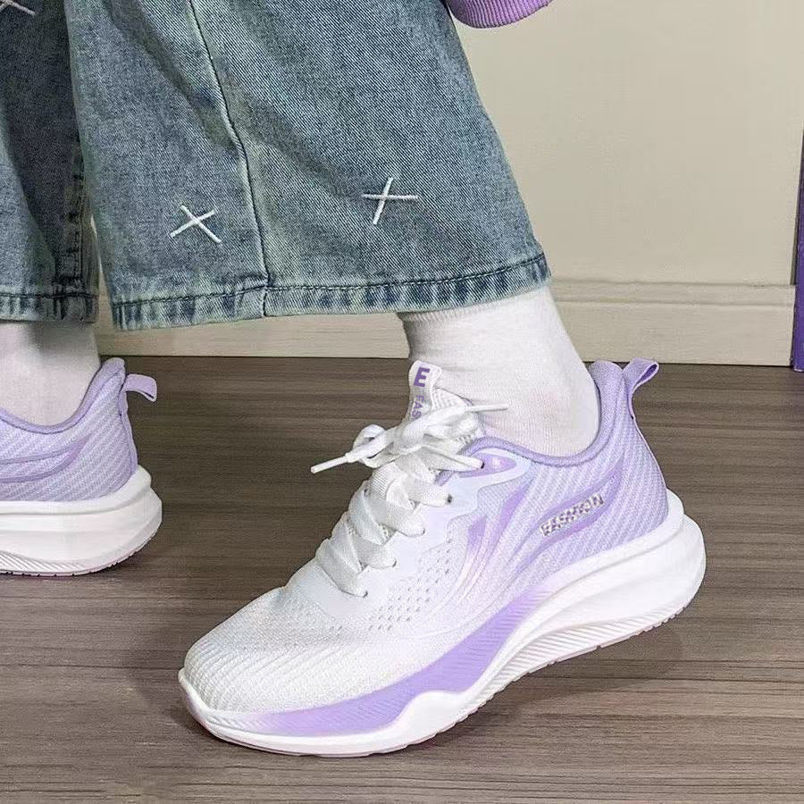 Damen Modische Lauf-Sneakers mit atmungsaktiver Mesh-Oberfläche und dämpfender Sohle R&B