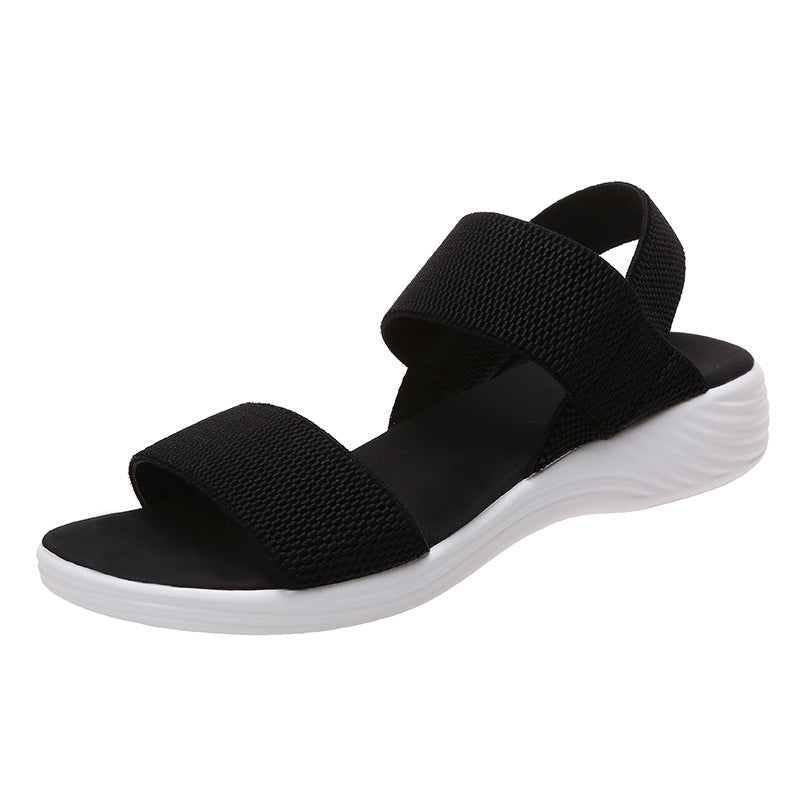 Damen Komfortable Strap Sandalen mit atmungsaktivem Obermaterial und flexibler Sohle R&B