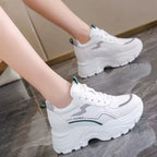 Damen Chunky Sneakers mit atmungsaktivem Obermaterial und dämpfender Laufsohle