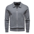 Herren modische Freizeitjacke mit hochwertigem Reißverschluss