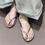 Damen Zehentrenner-Sandalen mit weichem Fußbett und rutschfester Sohle R&B