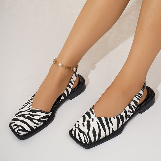 Damen modische Ballerinas mit eleganter spitz zulaufender Silhouette R&B