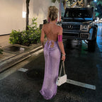 Damen Glamouröses Abendkleid mit funkelnden Details R&B