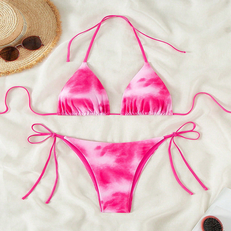 Damen Triangel-Bikini mit verstellbaren Trägern R&B