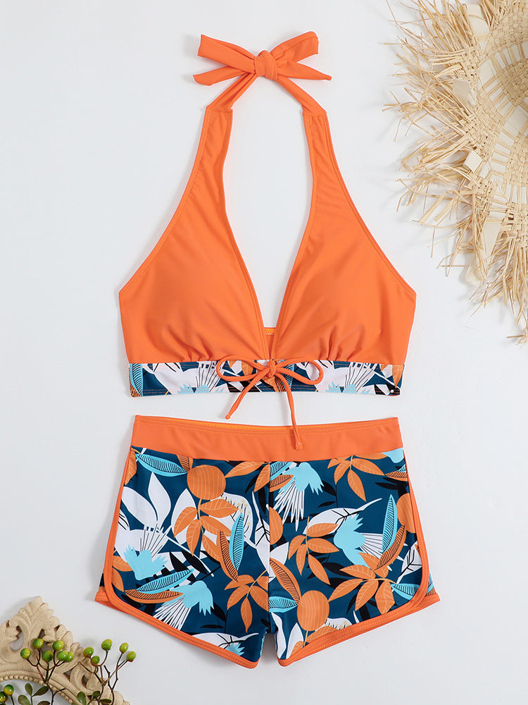 Damen Sportliches Bikini-Set mit verdecktem Bauch R&B