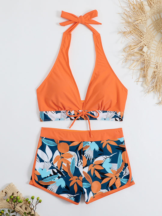 Damen Sportliches Bikini-Set mit verdecktem Bauch R&B